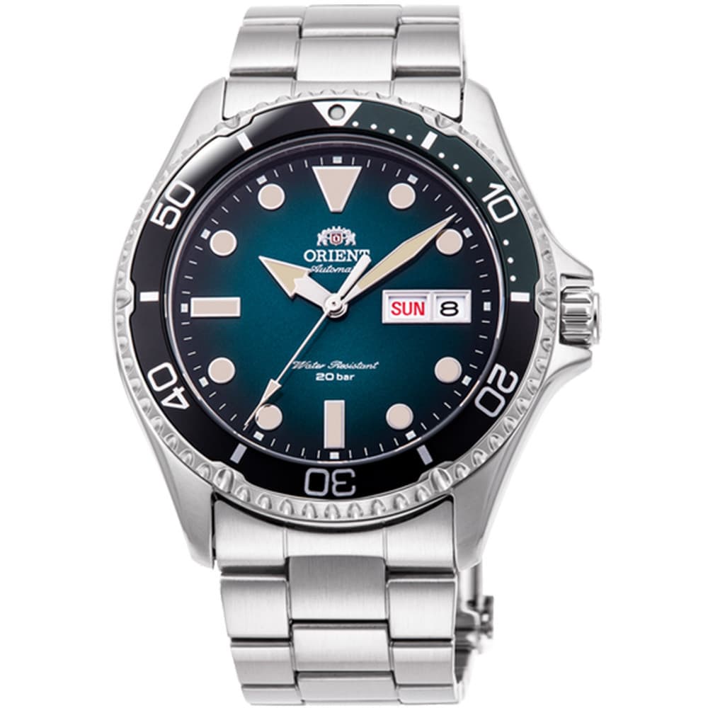 Orient Montre Automatique Orient Collection Mako III Mechanical Sports en Acier Argenté