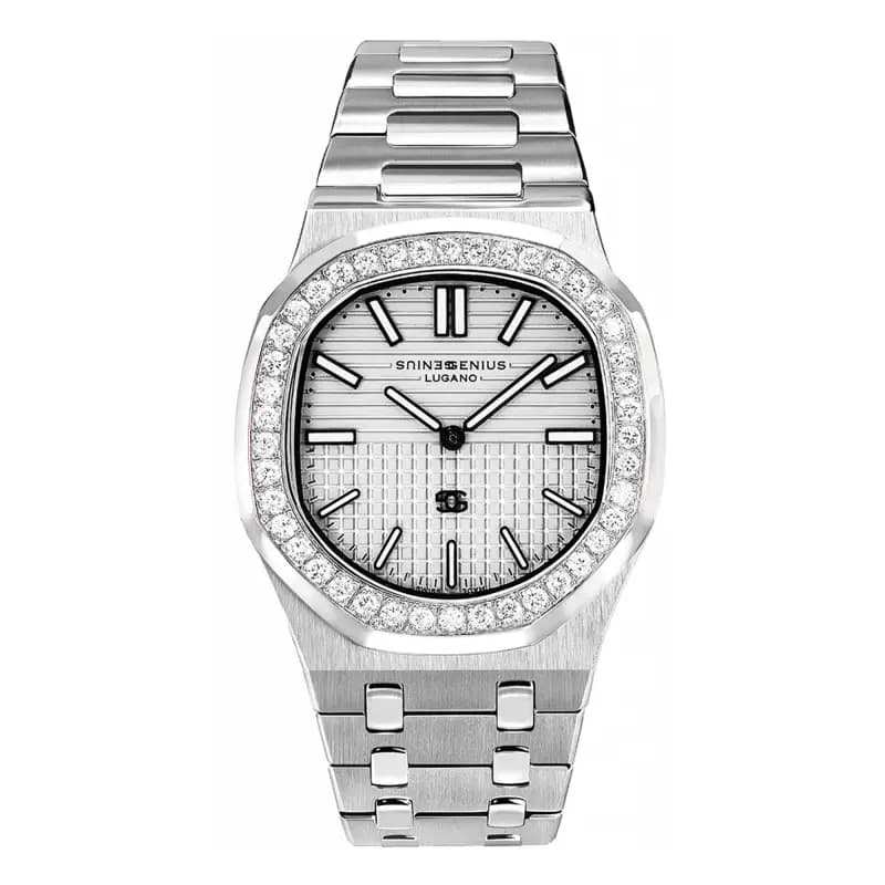 Genius Montre Genie 36 Saint Moritz Lunette Diamants de Synthèse