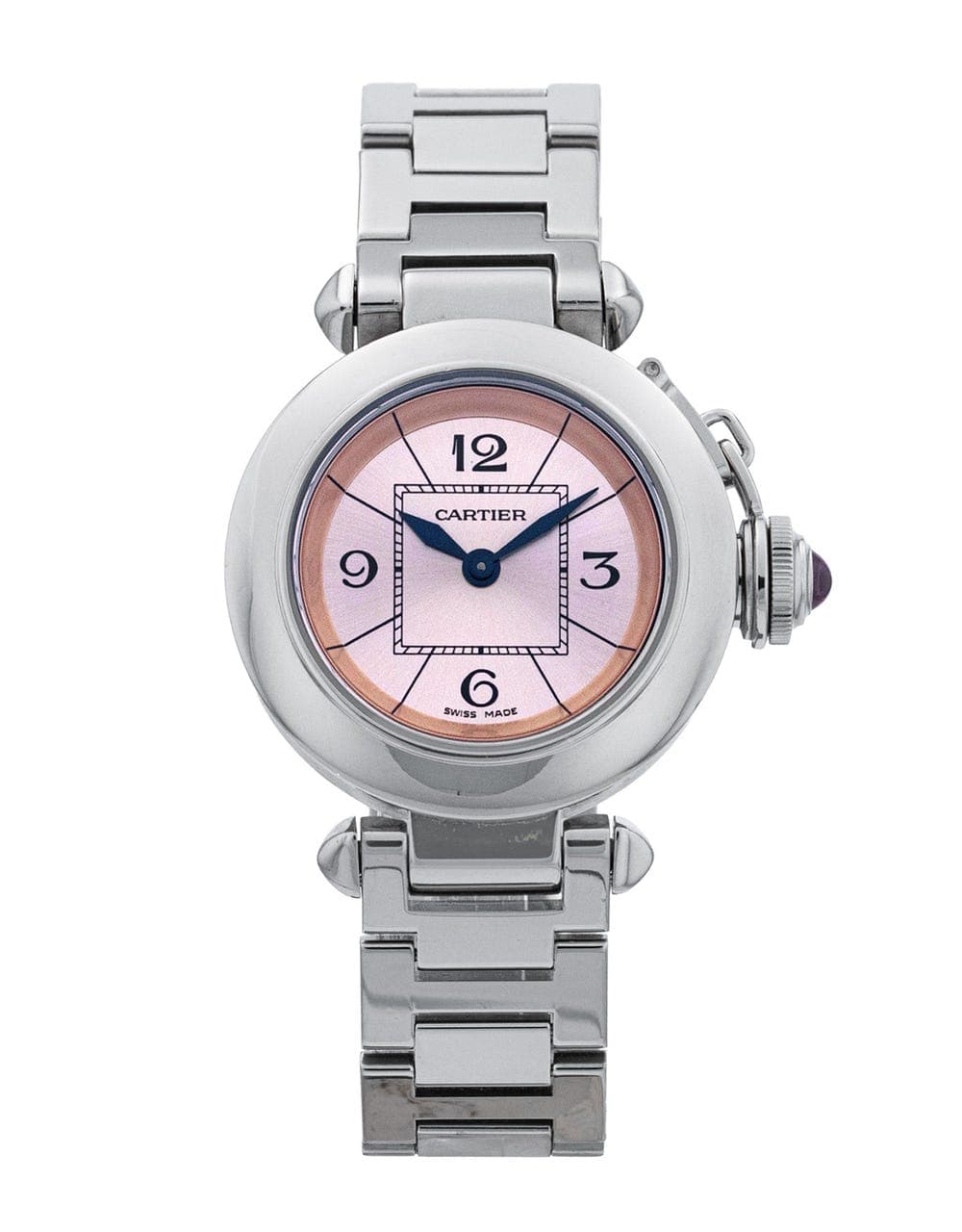 Cartier Pasha — boîtier acier