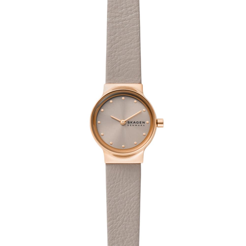 Skagen Montre Skagen en Cuir Taupe