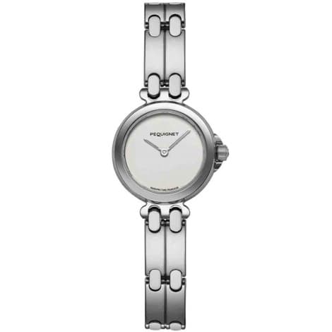 Pequignet E. Montre Pequignet Moorea - Cadran Blanc Opalin 25 mm - 7850313