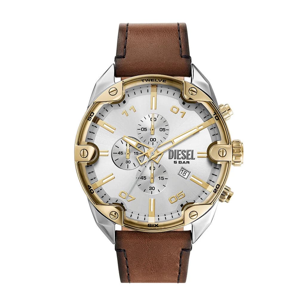 Diesel Montre Diesel Spiked Argenté