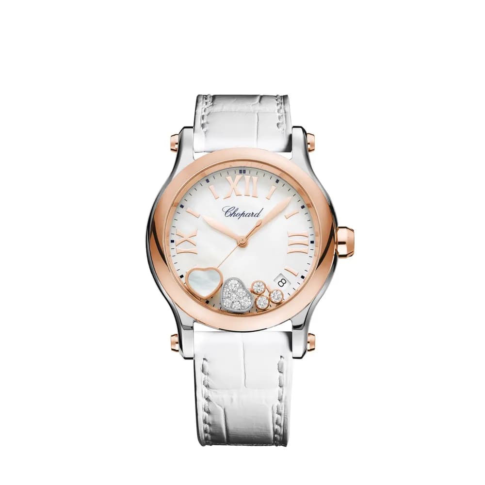 Chopard Montre quartz Femme Happy sport Blanc