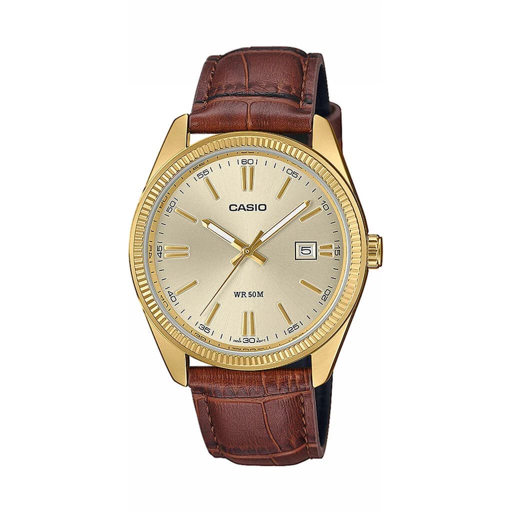 Casio MTP-1302 Series — cadran argenté