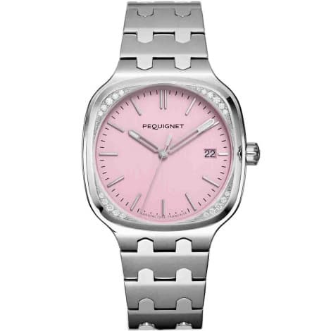 Pequignet Montre Pequignet Manufacture Concorde 20 Diamants - 40mm Automatique Cadran Rose - 9040489