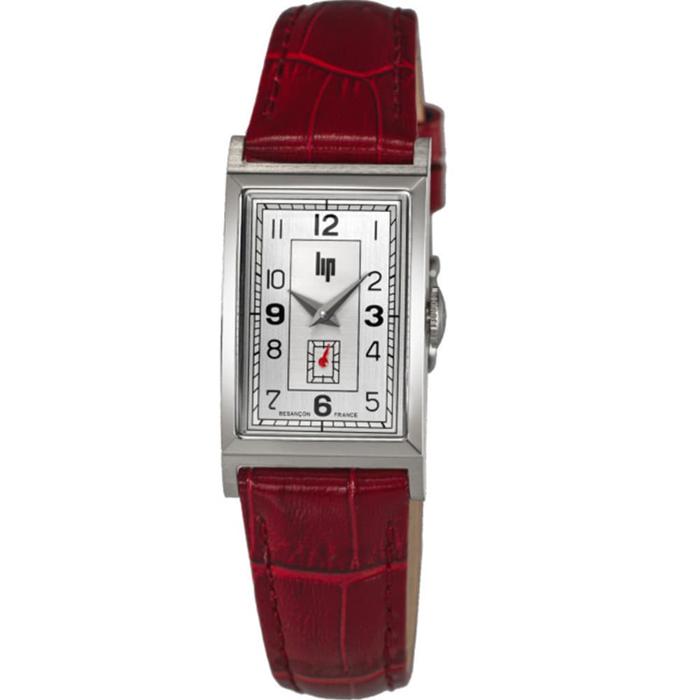 Lip Montre Lip Collection Churchill T18 en Cuir Rouge