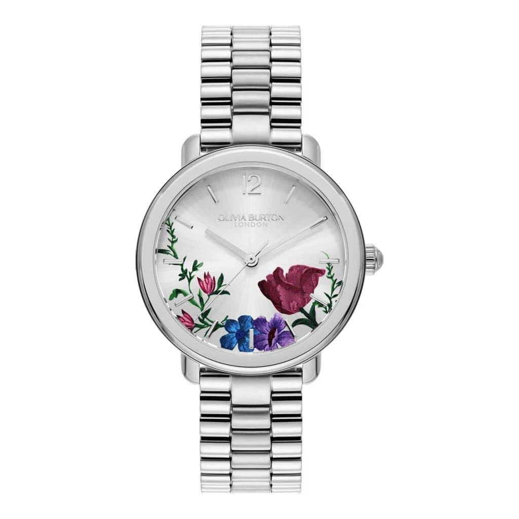 Olivia Burton Montre Olivia Burton Vintage Floral Argenté
