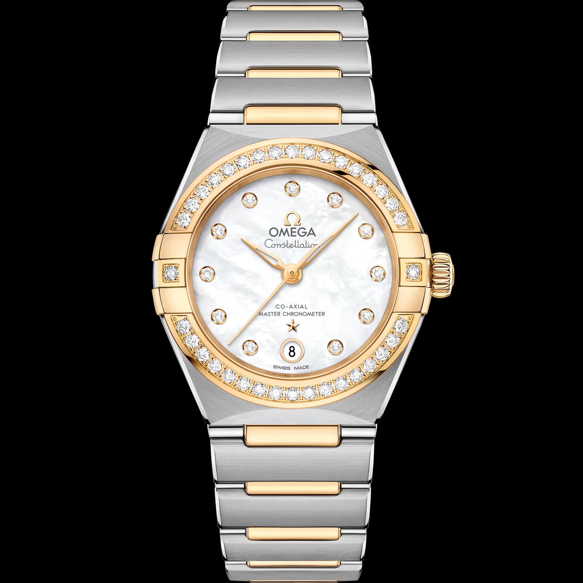 Omega Constellation 29 mm, acier - or jaune sur acier - or jaune