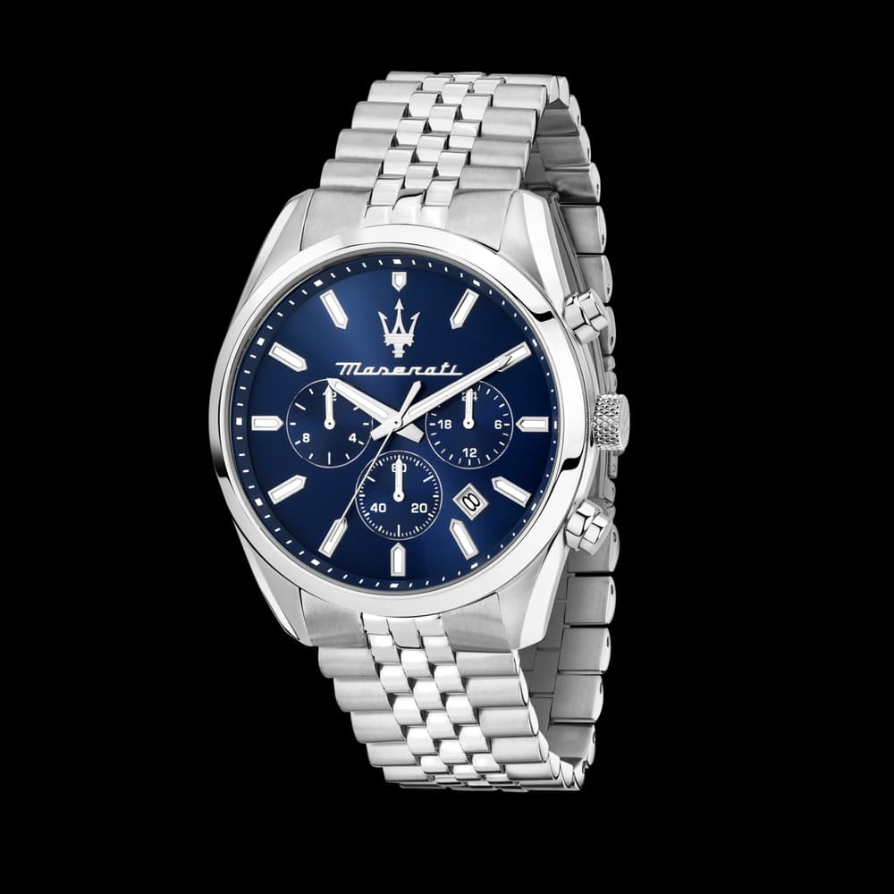 Maserati Montre quartz Homme Attrazione Bleu foncé