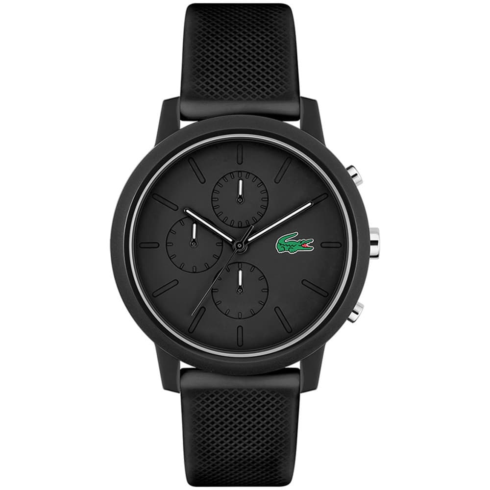 Lacoste Montre Lacoste Collection 12.12 Chrono en Silicone Noir