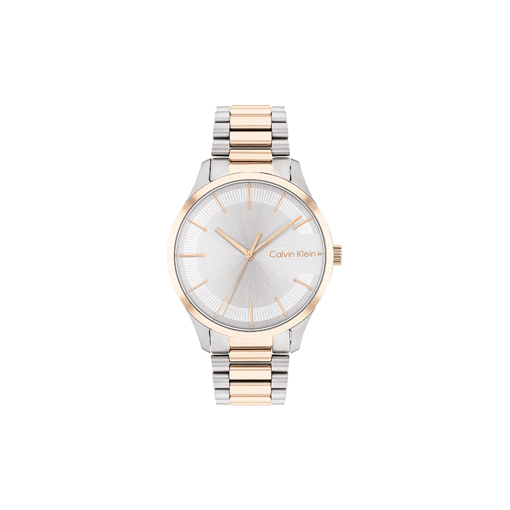 Calvin Klein Montre Calvin Klein en Métal Argenté et Doré Rose
