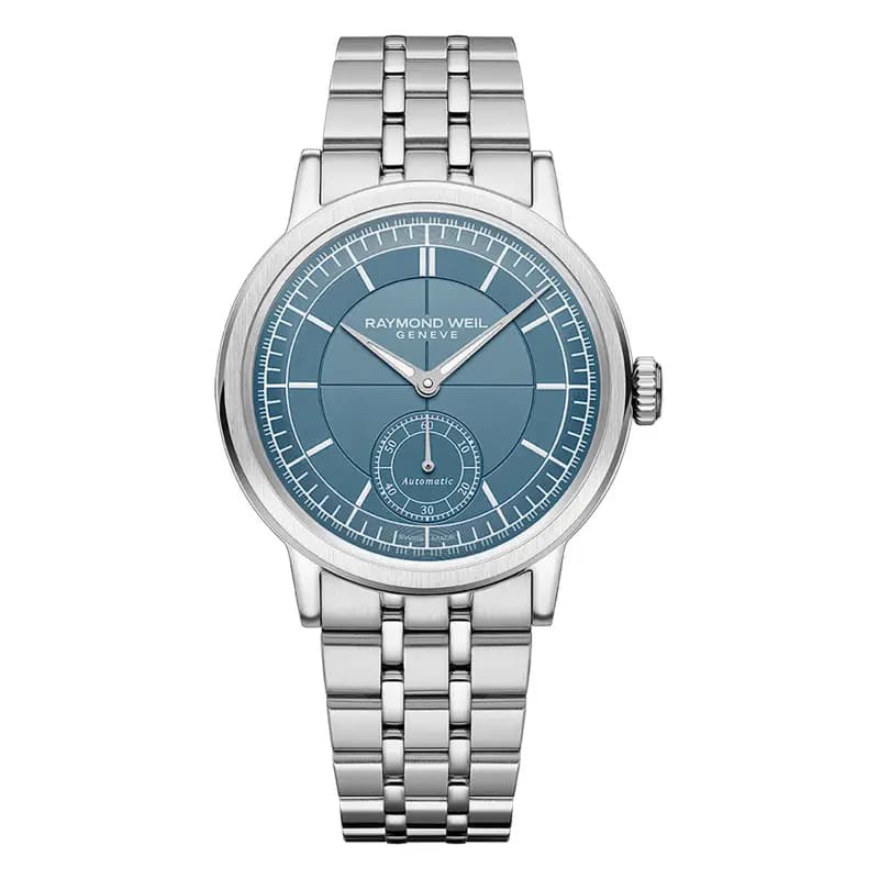 Raymond Weil Montre Millesime Small Seconds 39 mm - Cadran bleu