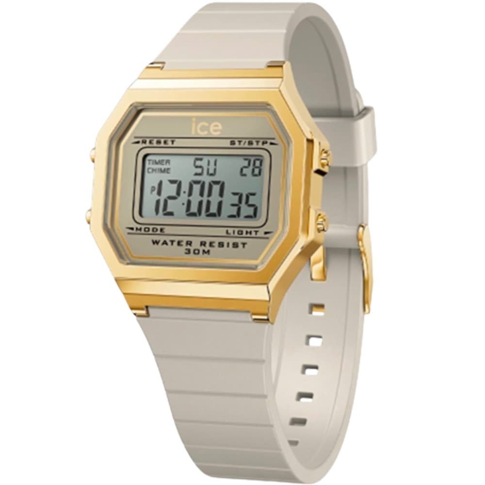 Ice Watch Montre Ice Watch Collection Ice Digit Retro en Silicone Gris