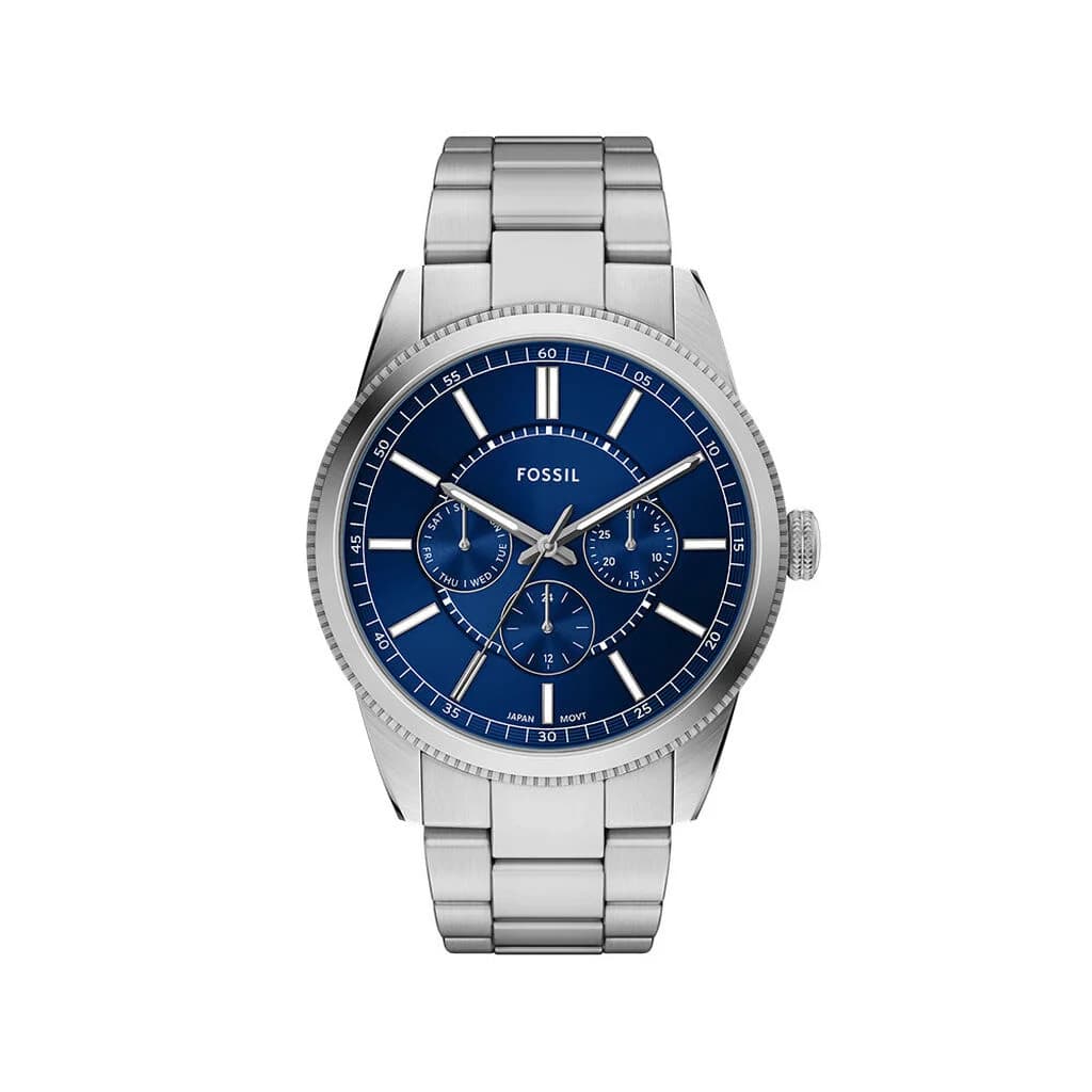 Fossil Pearson — cadran bleu