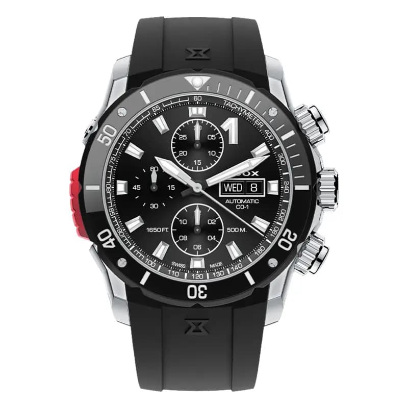 Edox Montre CO-1 Chronograph Automatic 01128-3NRCA-NN