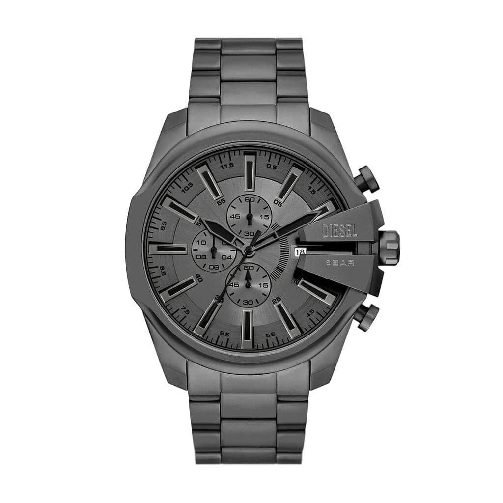 Diesel Montre Diesel Collection Mega Chief en Acier et PVD Gunmétal