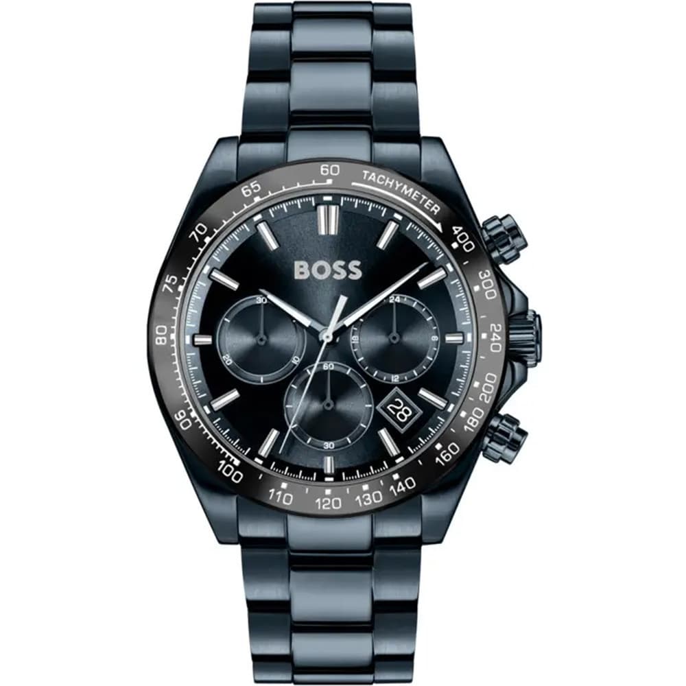 Hugo Boss Montre Boss Collection Hero 2.0 en Acier et PVD Bleu