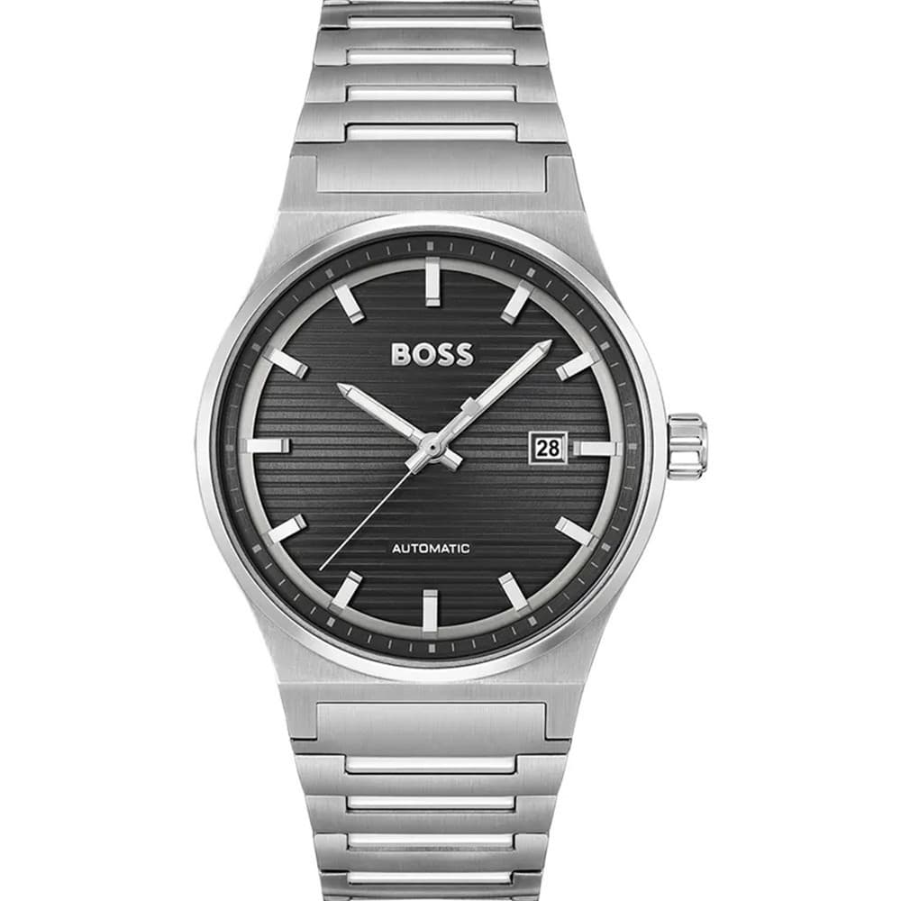 Hugo Boss Montre Automatique Boss Collection Sport Lux Candor Auto en Acier Argenté