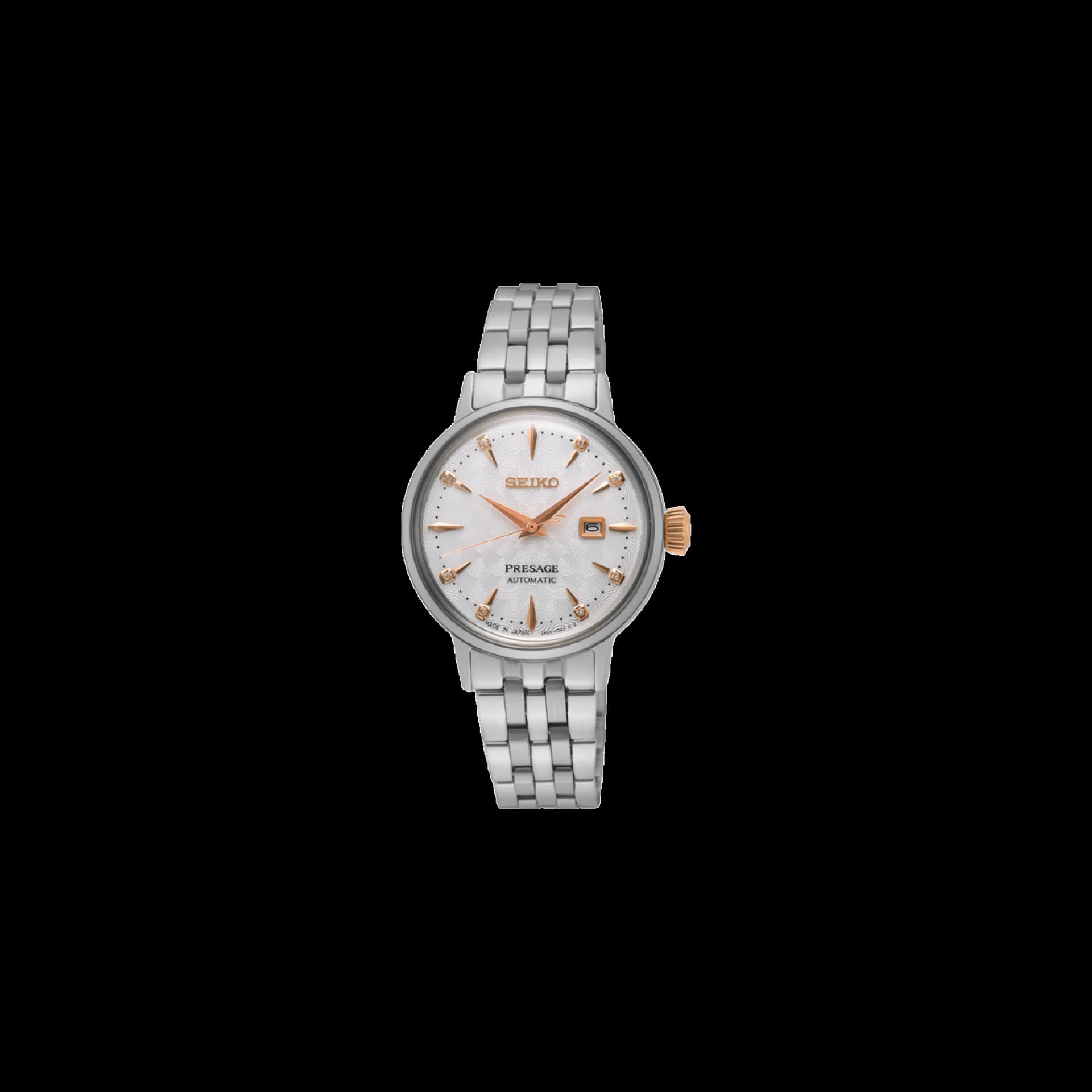 Seiko Presage — cadran blanc 28 mm