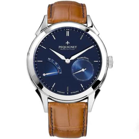 Pequignet Montre Pequignet Royale Origine Automatique Cadran Bleu - 9010173-AMC