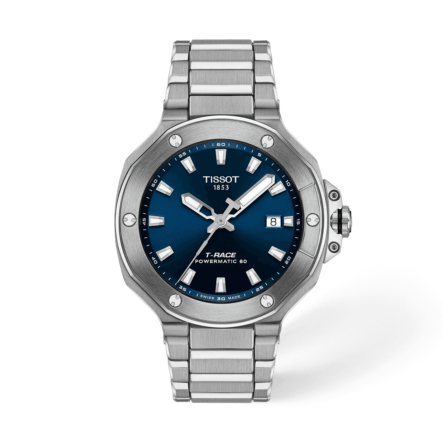 Tissot T-Race 41mm — cadran bleu