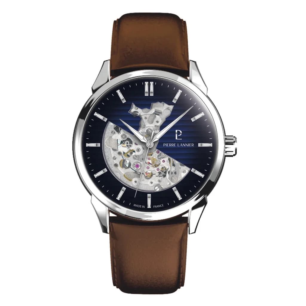 Pierre Lannier Montre Pierre Lannier Monarck Bleu