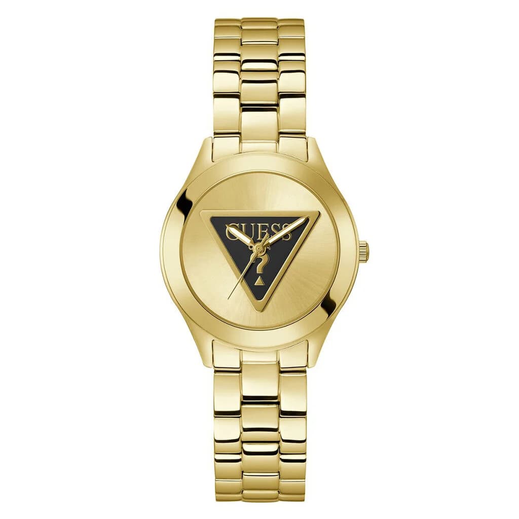 Guess Montre Guess Tri Plaque Champagne
