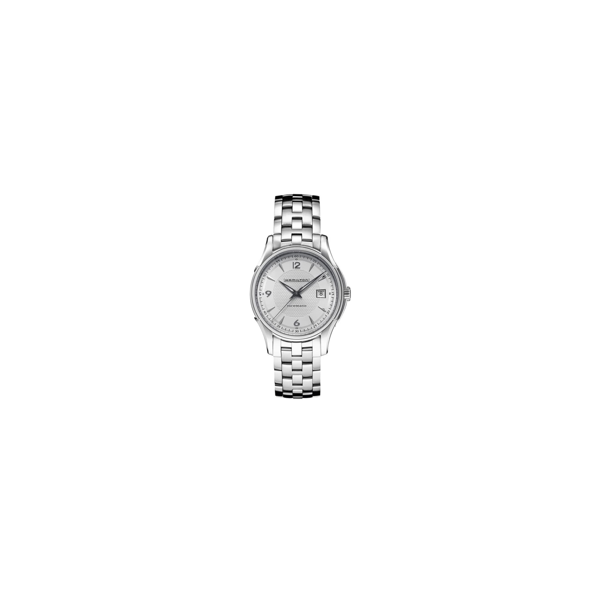 Hamilton Montre Hamilton Jazzmaster Viewmatic cadran argenté bracelet acier Automatique 40 mm
