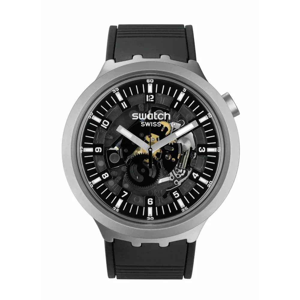 Swatch Montre quartz Homme Big Bold Irony Noir