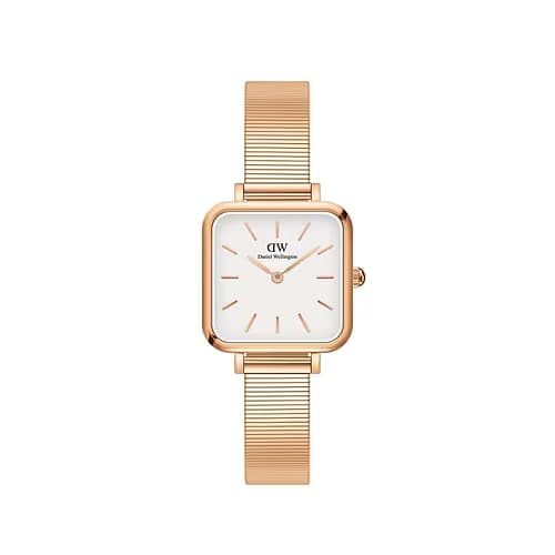 Daniel Wellington Montre Femme Daniel Wellington Cadran Blanc Acier Rose DW.DW00100517