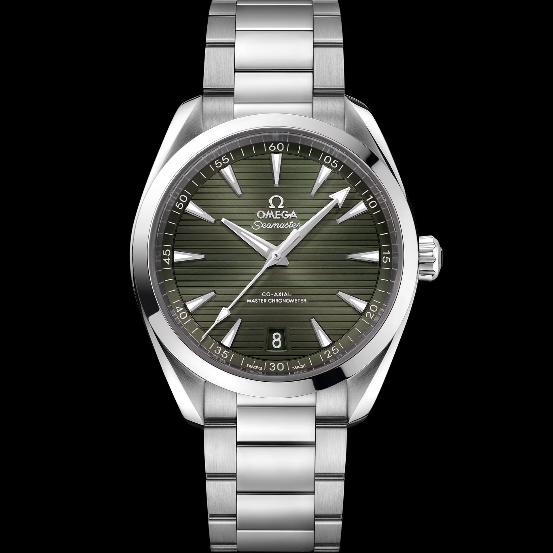 Omega Seamaster 41 mm, acier sur acier