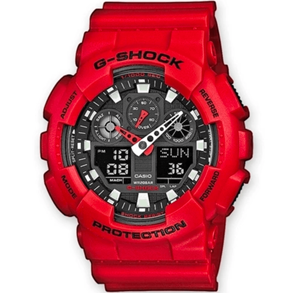 Casio GA-100 G-Shock — cadran noir