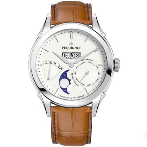Pequignet Montre Pequignet Royale Origine Automatique Cadran Blanc - 9010433-AMC