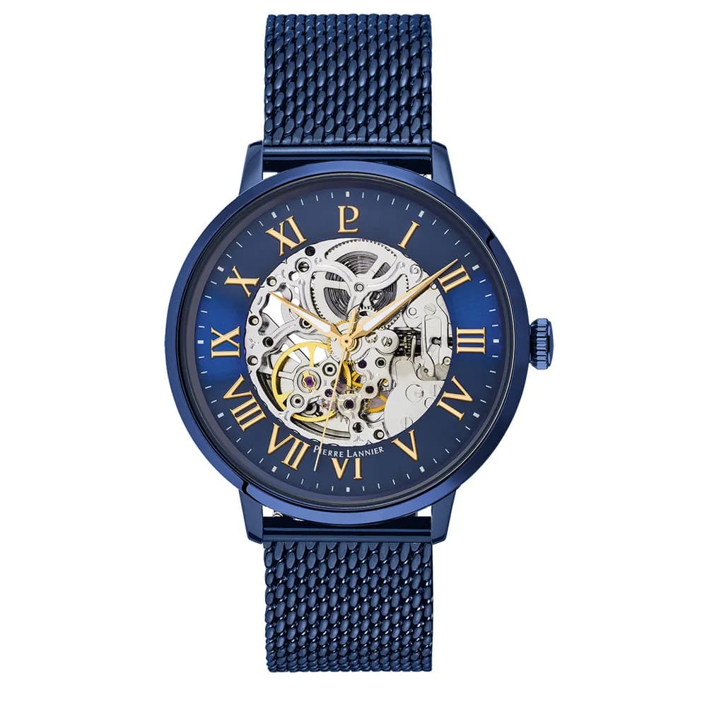 Pierre Lannier Montre Homme Automatic Bleu