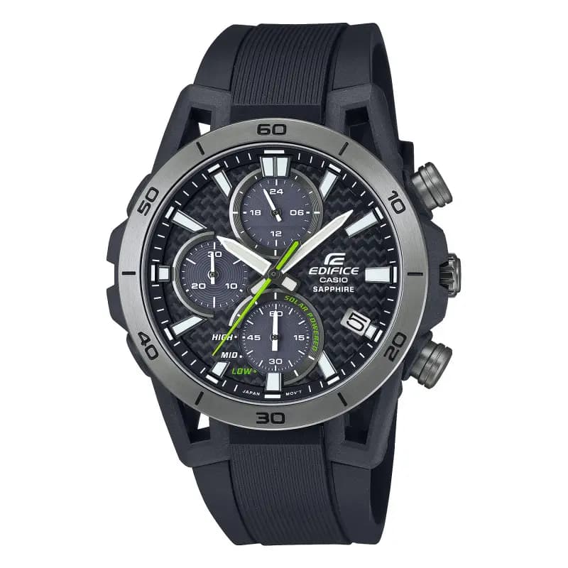 Casio Edifice Montre Chrono Solaire Saphir EFS-S640PB-1AVUEF