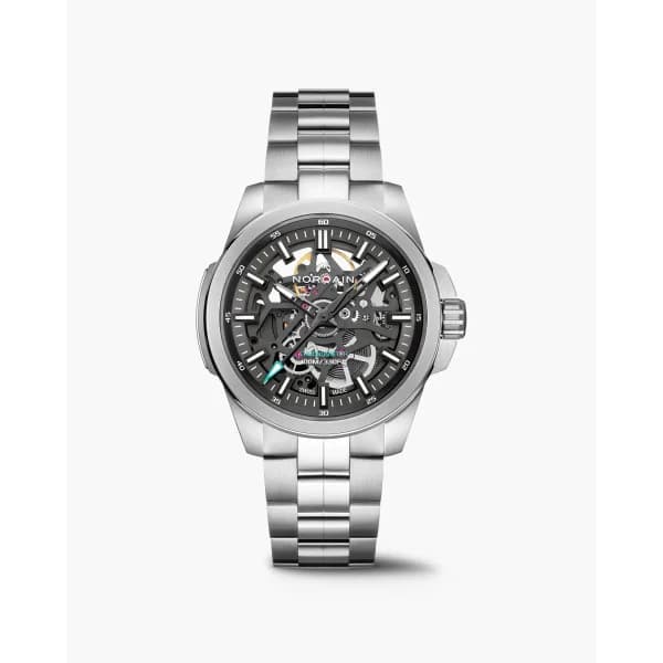 NORQAIN Montre Norqain Independence Skeleton 40mm Bracelet Acier Inoxydable
