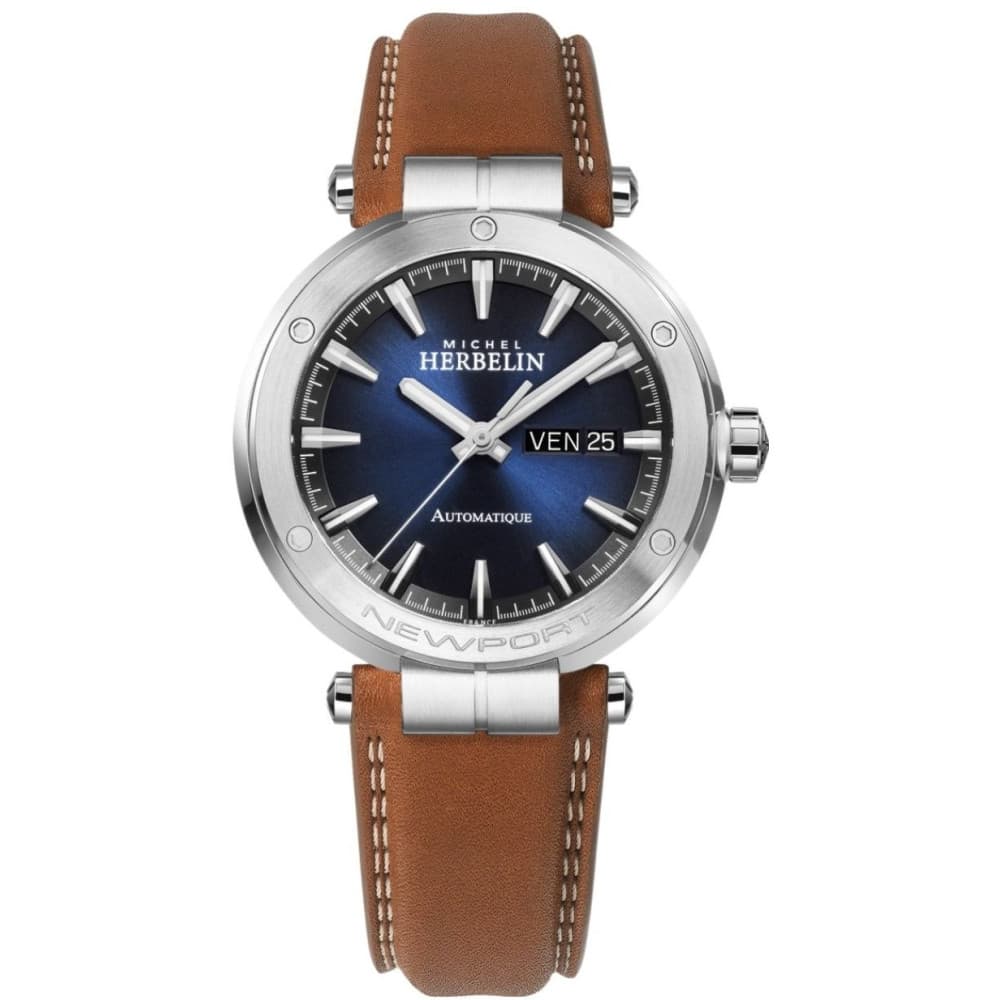 Michel Herbelin Montre Automatique Herbelin en Cuir