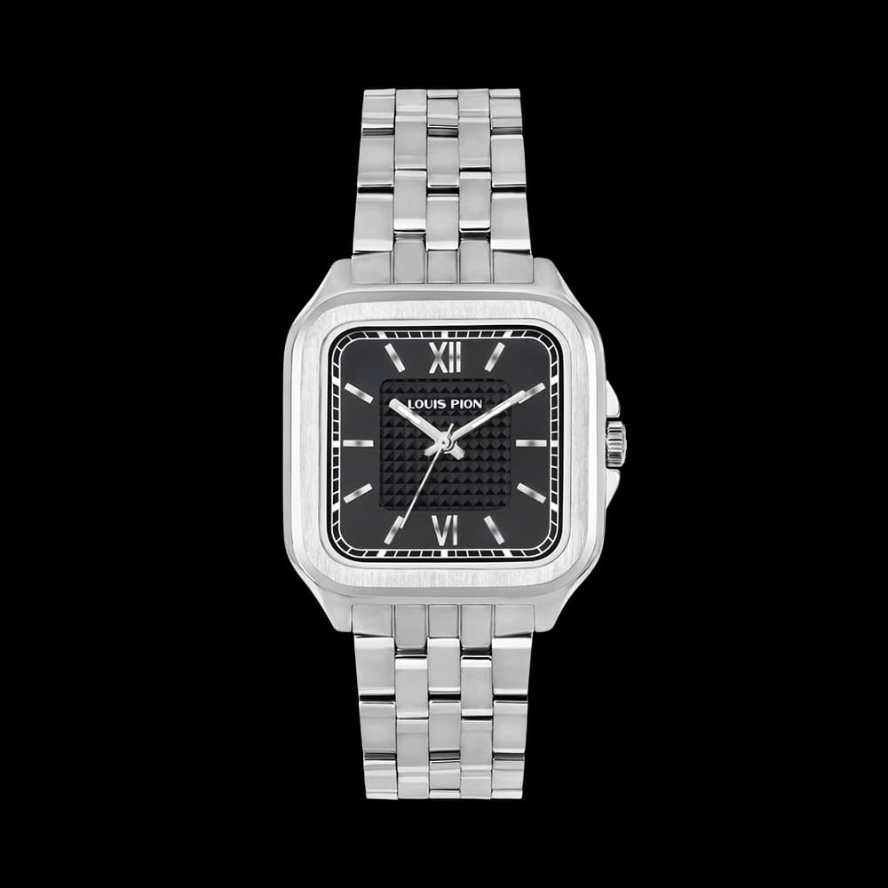 Louis Pion Montre quartz Homme Athos Noir