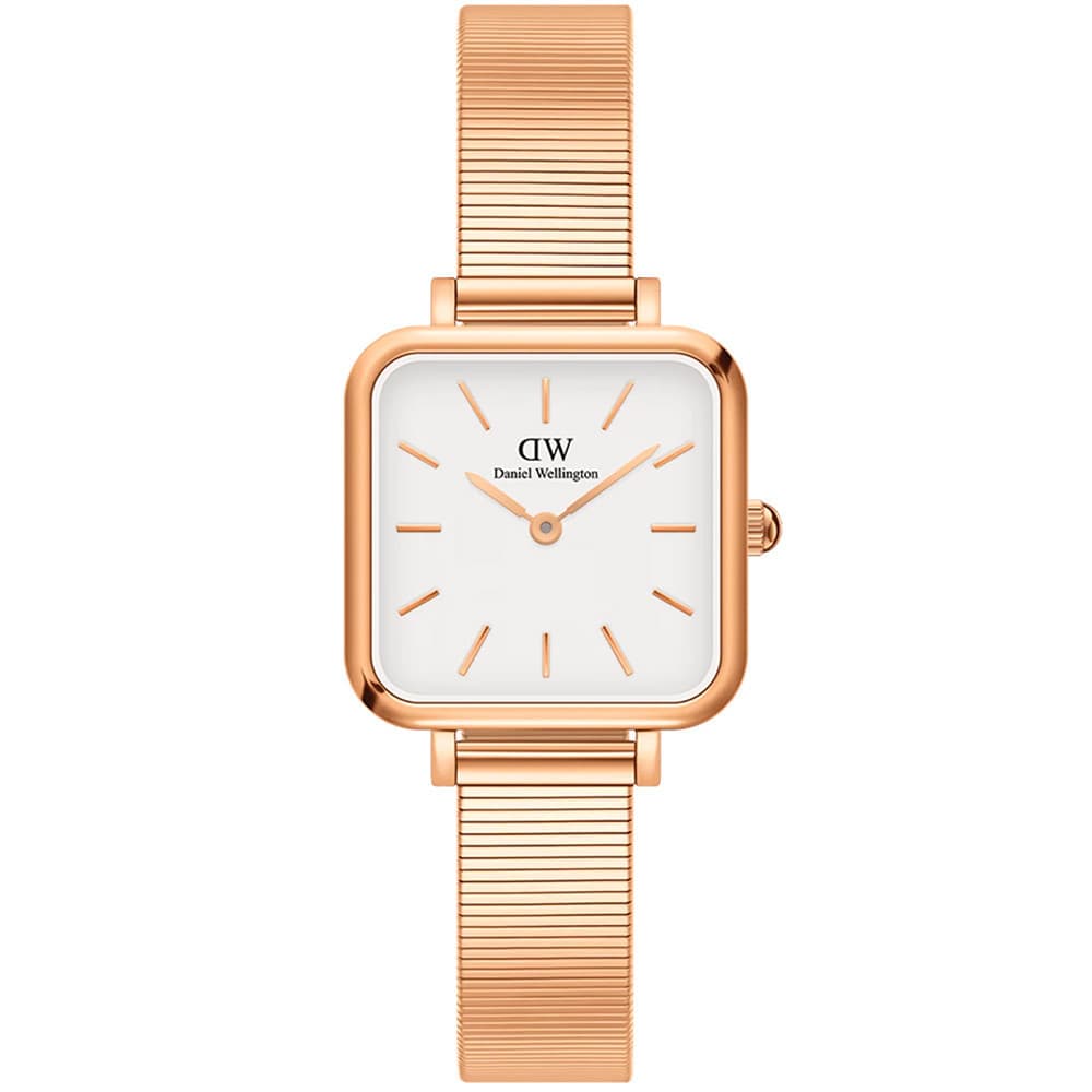 Daniel Wellington Montre Daniel Wellington Collection Quadro Studio en Acier et PVD Doré Rose