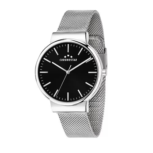 Chronostar Montre Homme CHRONOSTAR METROPOL en Acier Gris et Métal Gris