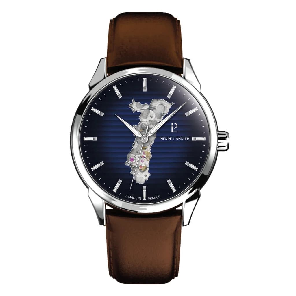 Pierre Lannier Montre Pierre Lannier Monarck Bleu
