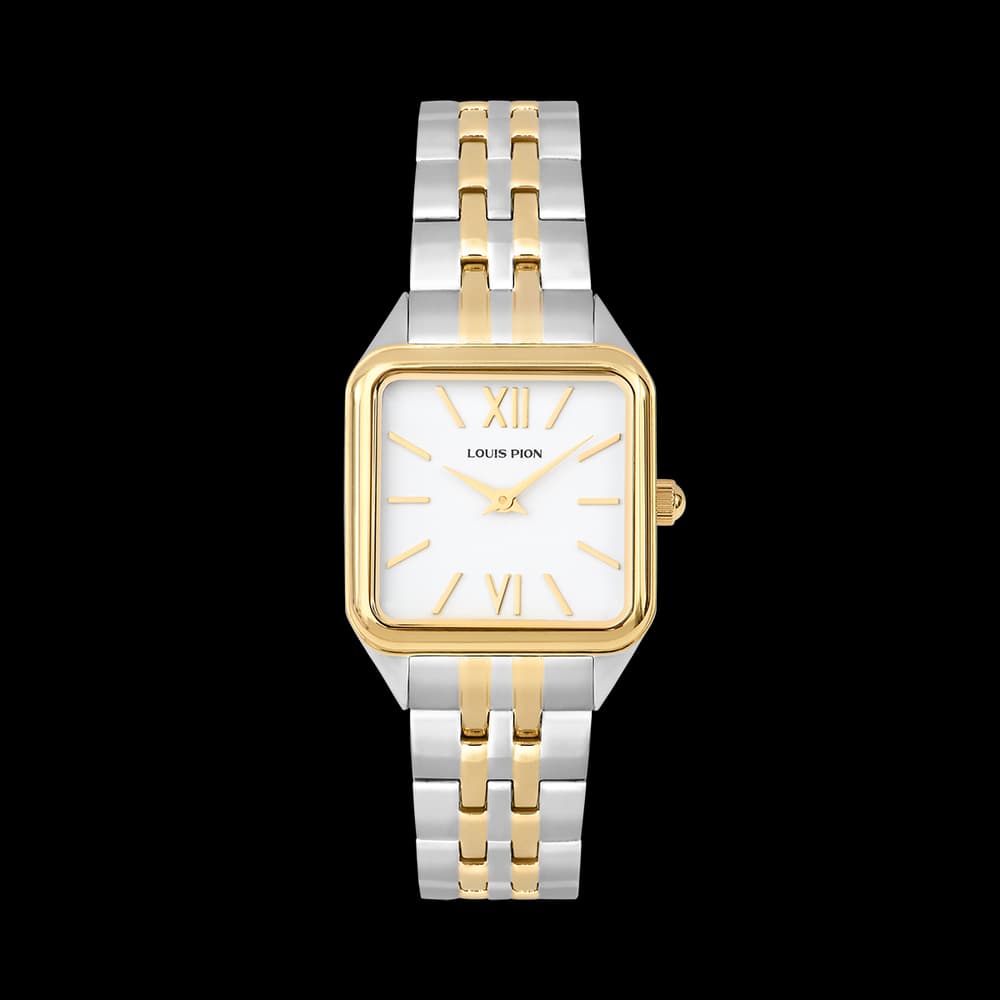 Louis Pion Montre quartz Femme Sienna Blanc