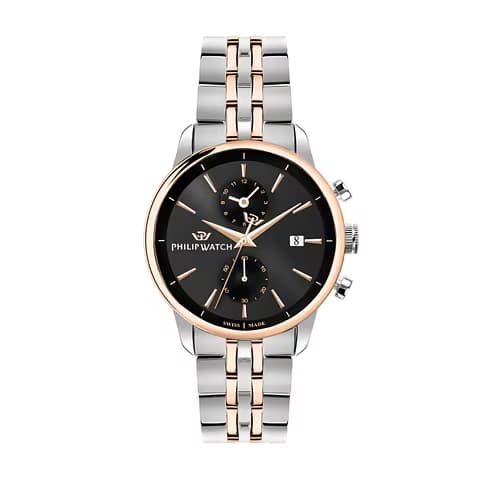 Philip Watch Montre Homme PHILIP WATCH ANNIVERSARY en Acier Bicolore