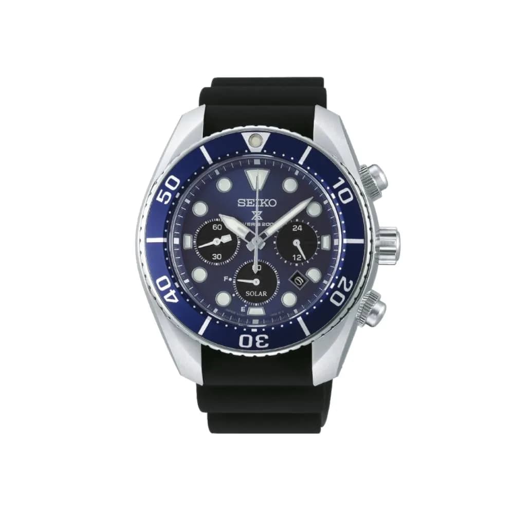 Seiko Prospex — bracelet caoutchouc
