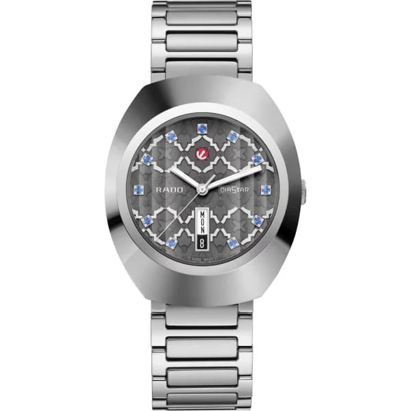 Rado Montre Rado Diastar Original Automatique Cadran Rhodium Bracelet Argenté
