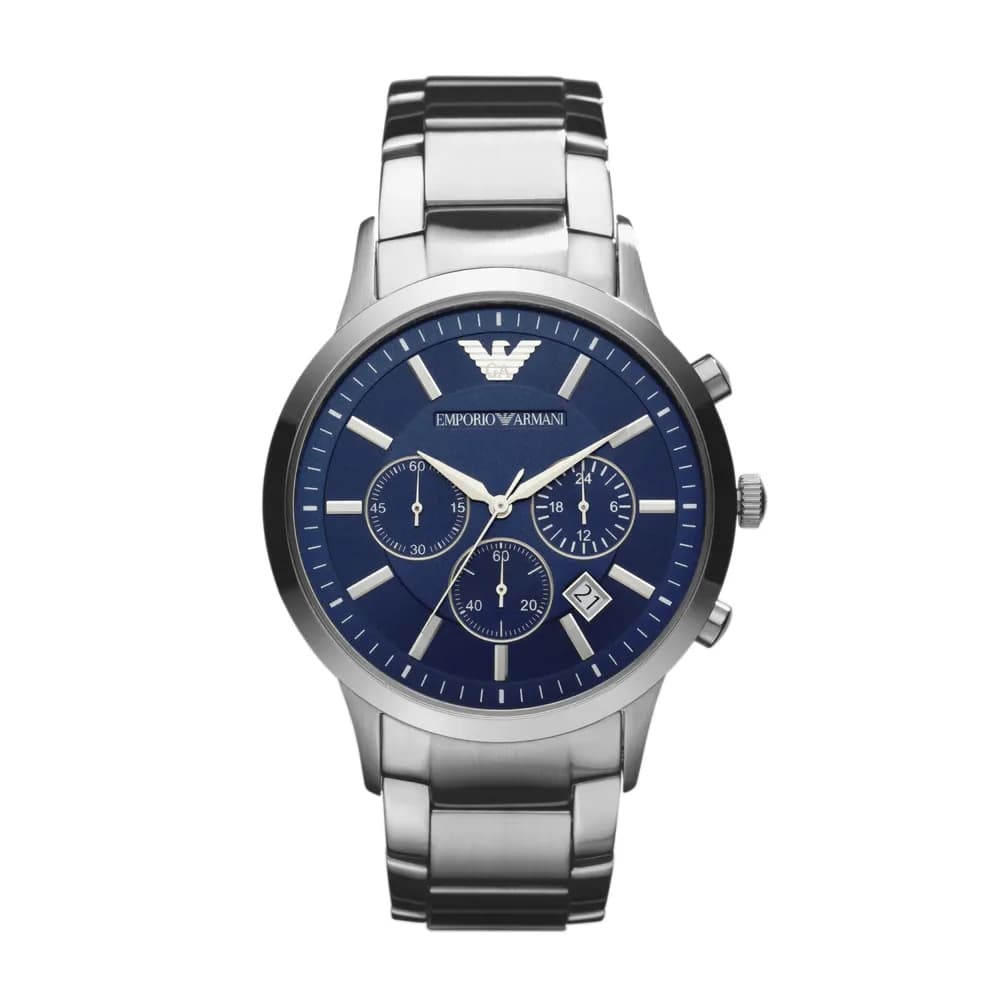 Emporio Armani Montre Analogique Homme Emporio Armani Acier Gris AR2448