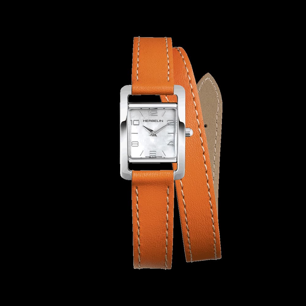 Michel Herbelin Montre quartz Femme 5ème avenue Blanc