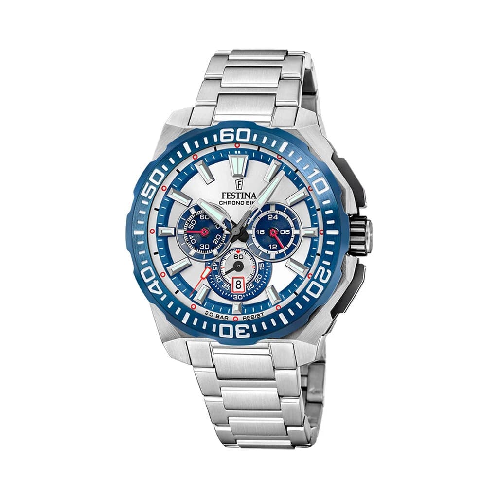 Festina Montre Festina Collection Chrono Bike en Acier Argenté