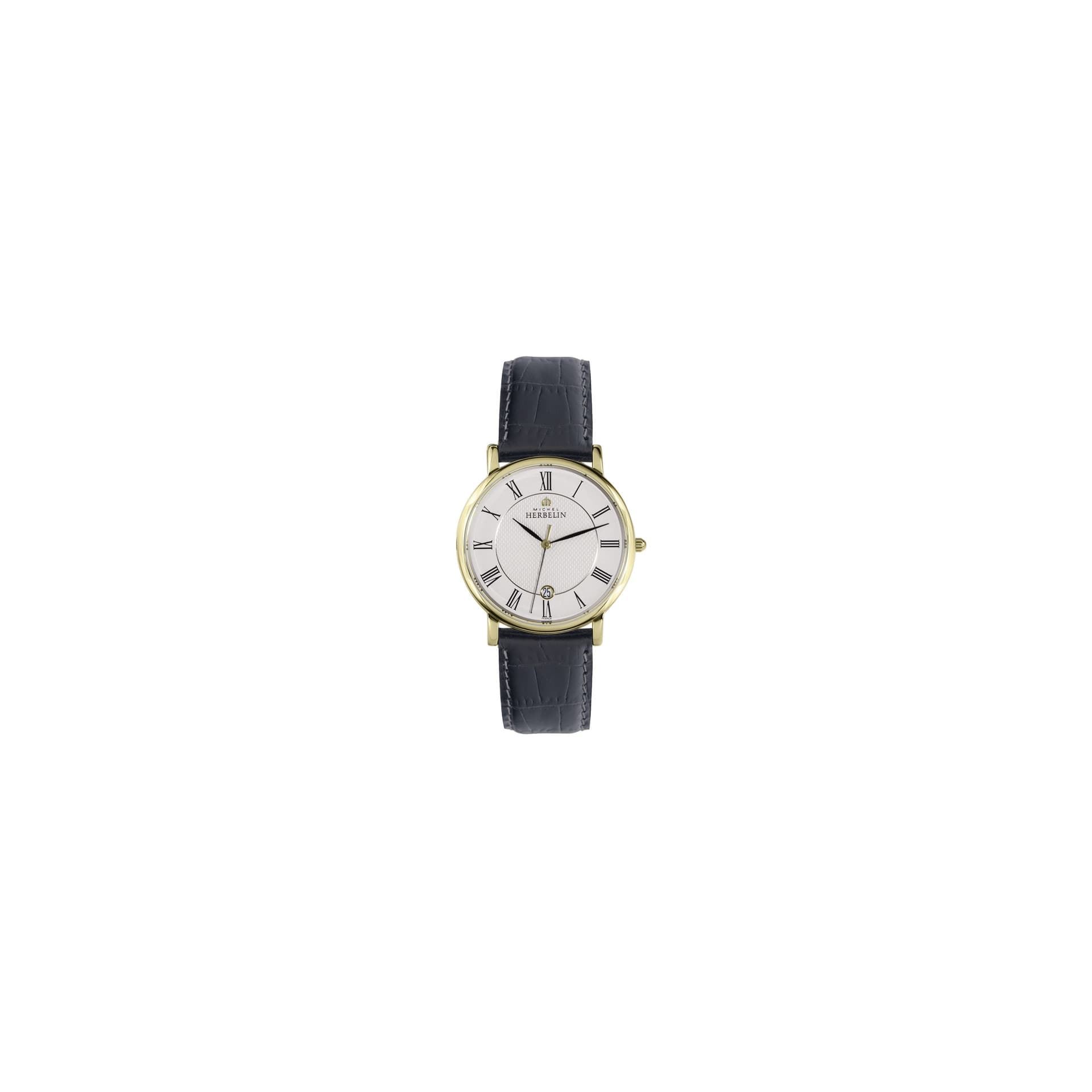 Michel Herbelin Montre Herbelin Classique Acier et PVD Doré 38 mm - 12248/P08