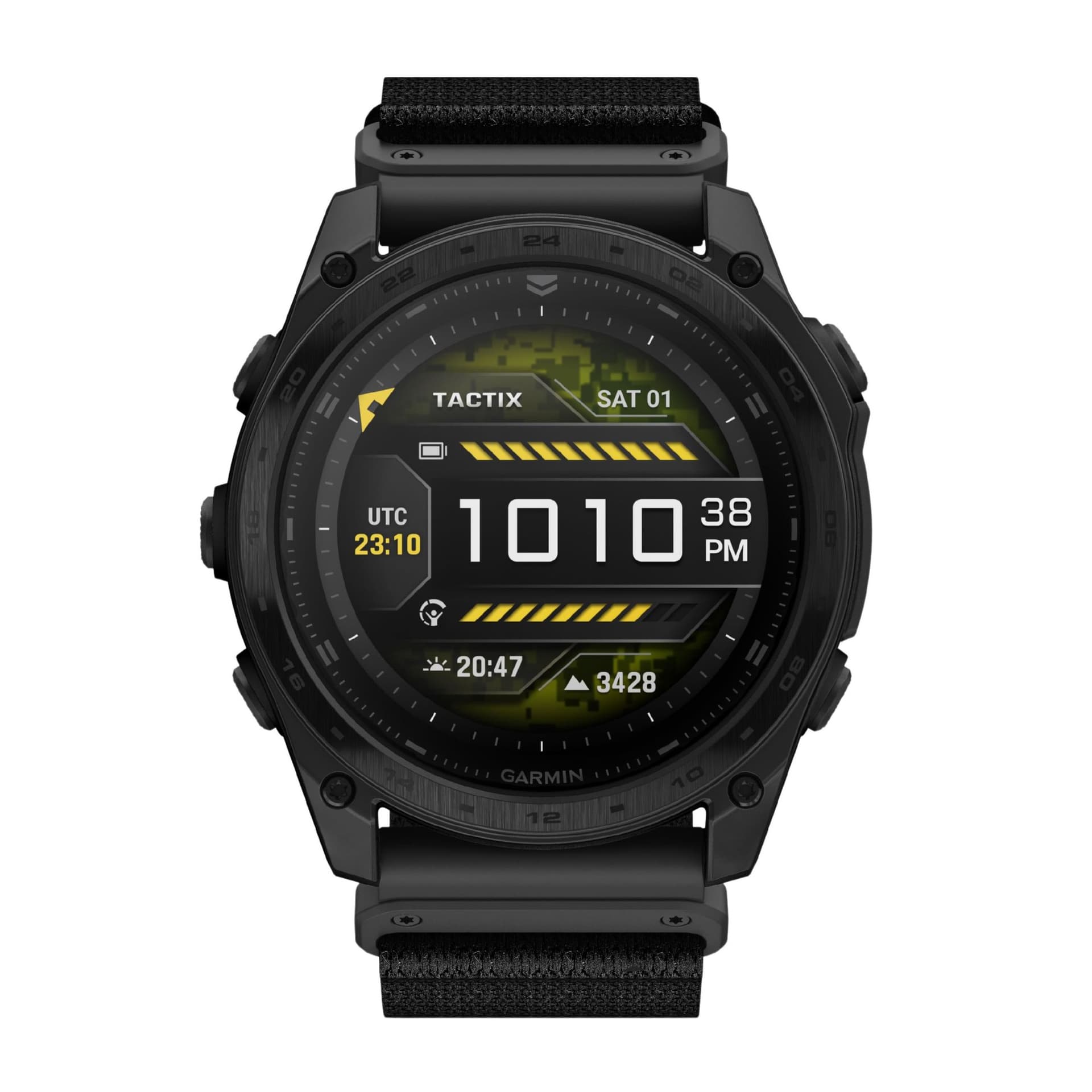 Garmin Montre Garmin Tactix 8 AMOLED bracelets nylon et silicone 51 mm - Avec calculateur Applied Ballistics Ultralight